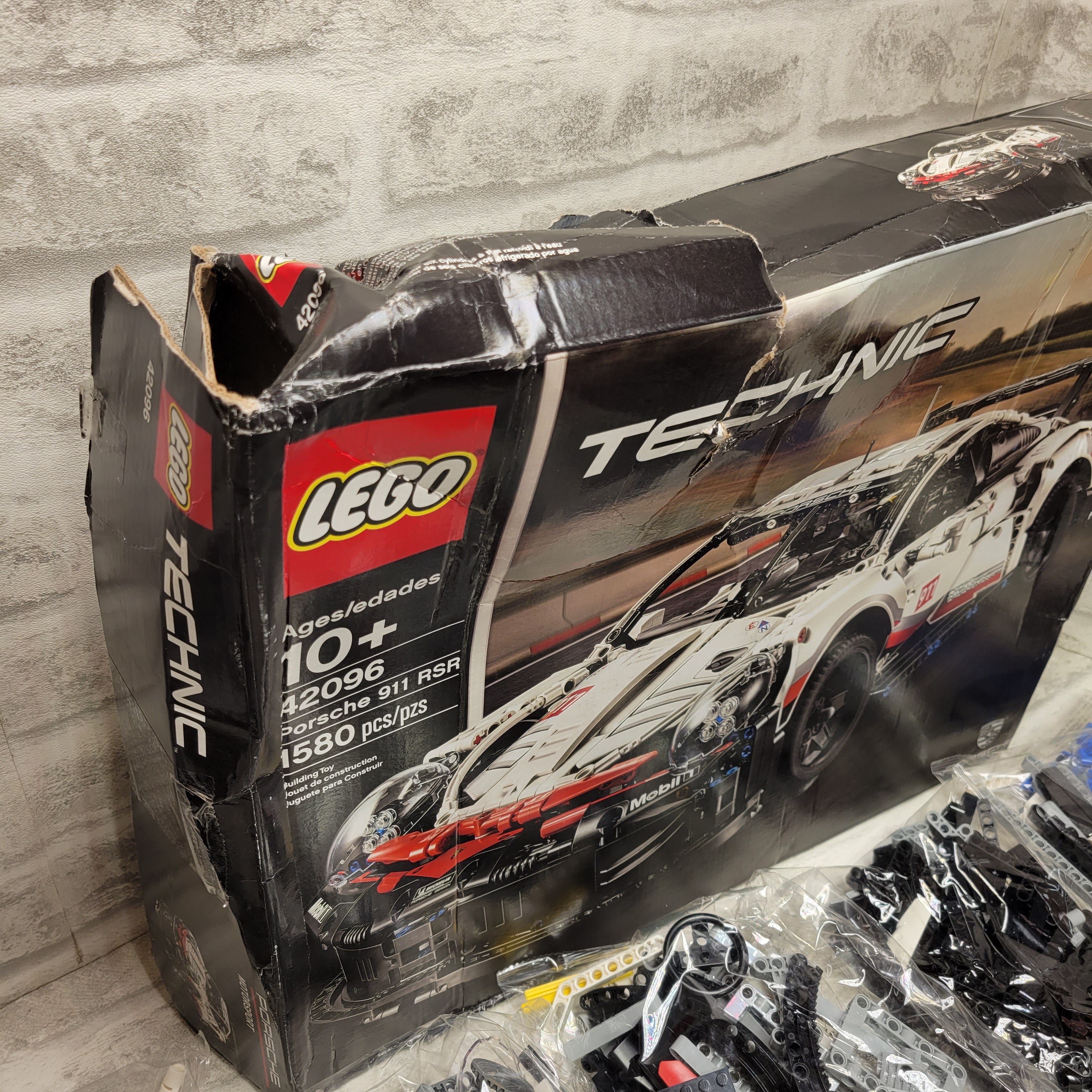 LEGO Technic Porsche 911 RSR 42096 Race Car Building Set (1,580 Pieces) (7696638116078)
